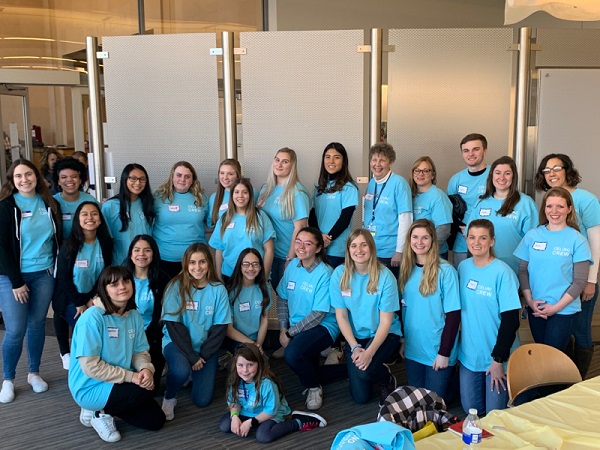 Nutrition Sciences Department students volunteering at the annual Celiac Disease Education Day at Children's Hospital of Philadelphia